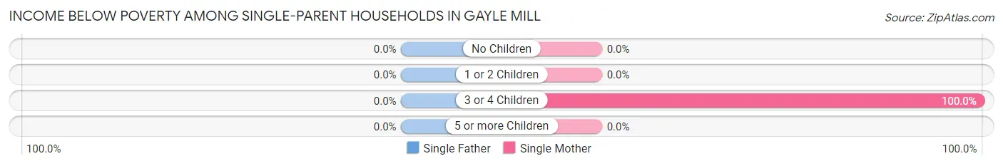 Income Below Poverty Among Single-Parent Households in Gayle Mill