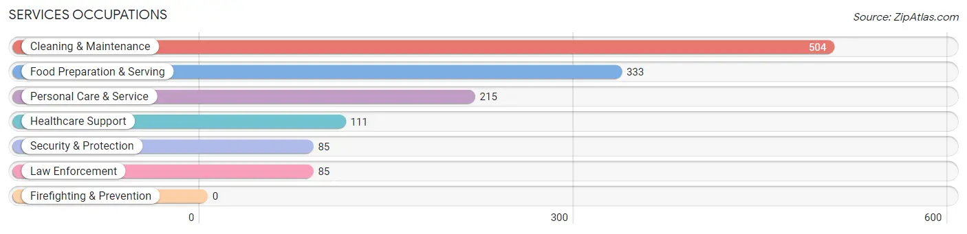 Services Occupations in Georgetown