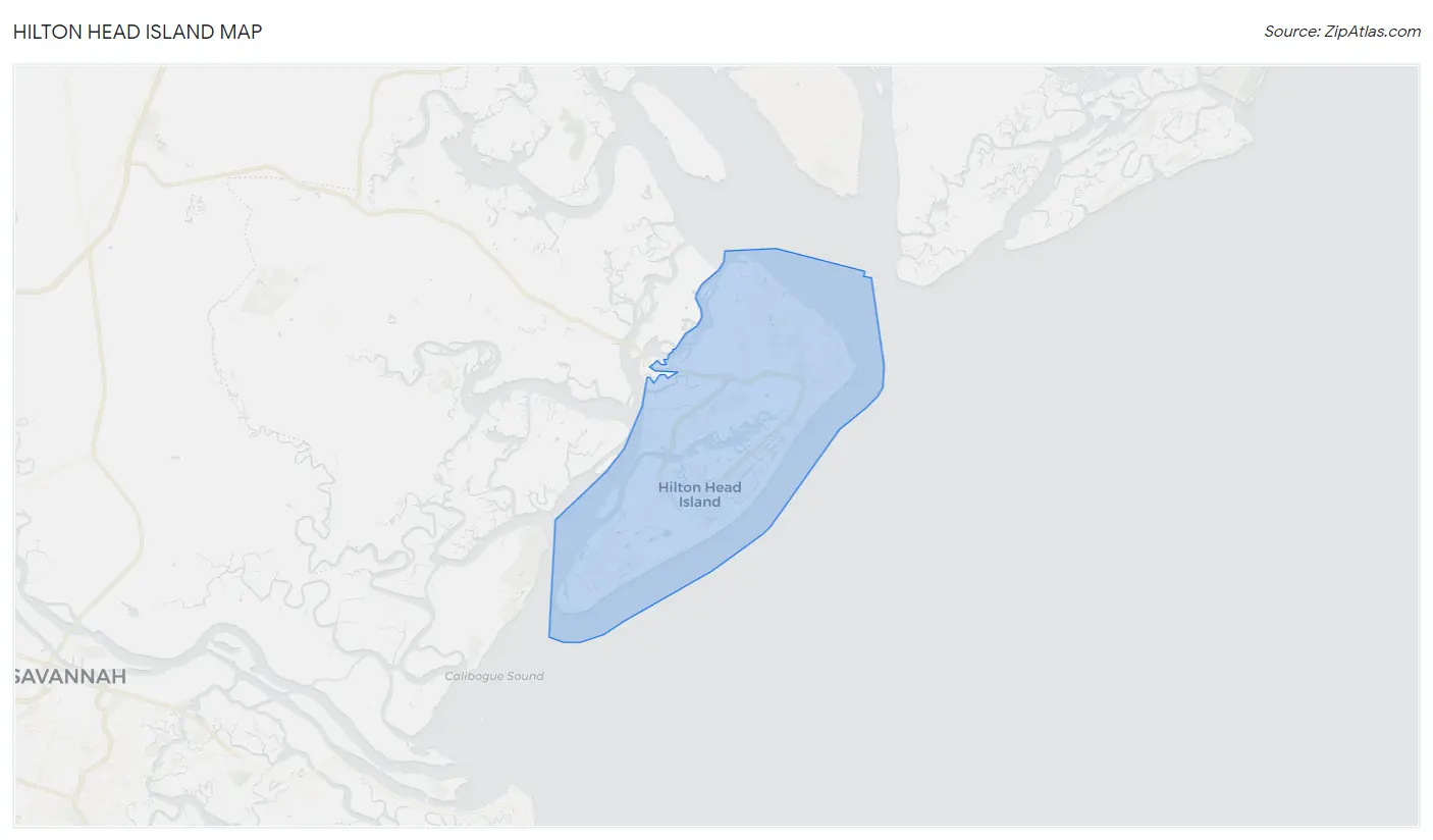 Hilton Head Island Map