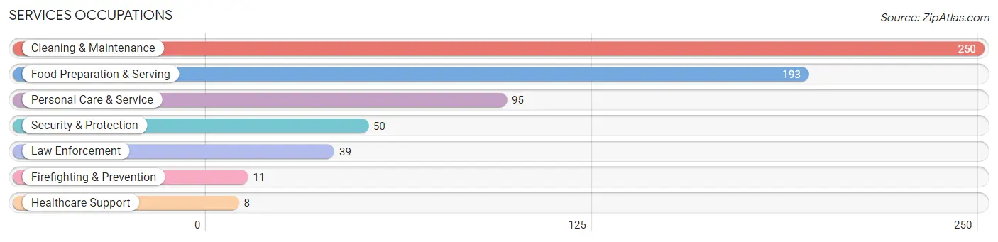 Services Occupations in Lake Wylie