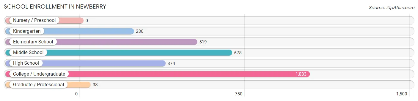 School Enrollment in Newberry