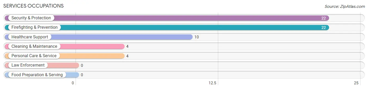 Services Occupations in Olanta