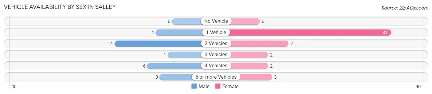 Vehicle Availability by Sex in Salley