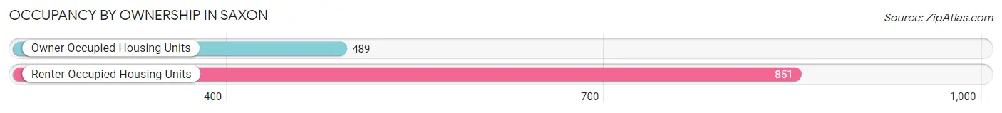 Occupancy by Ownership in Saxon