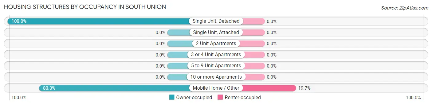 Housing Structures by Occupancy in South Union
