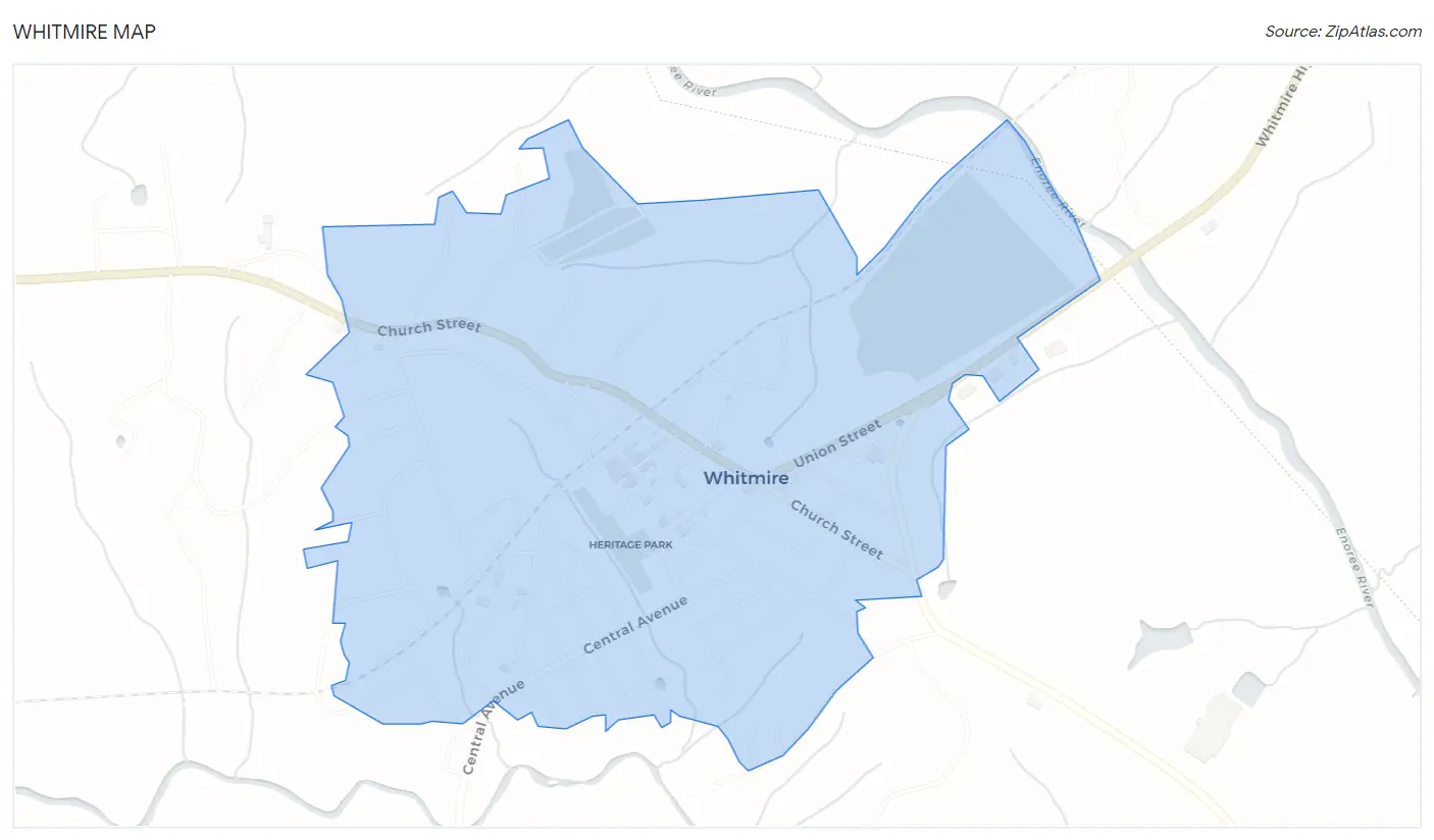 Whitmire Map