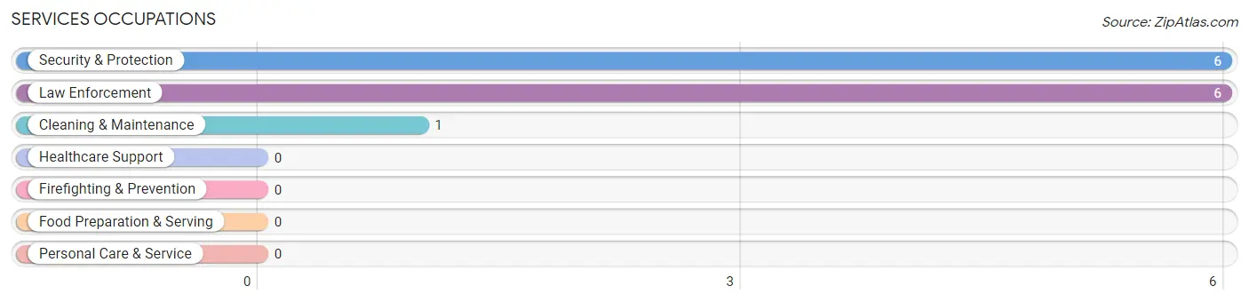 Services Occupations in Williams