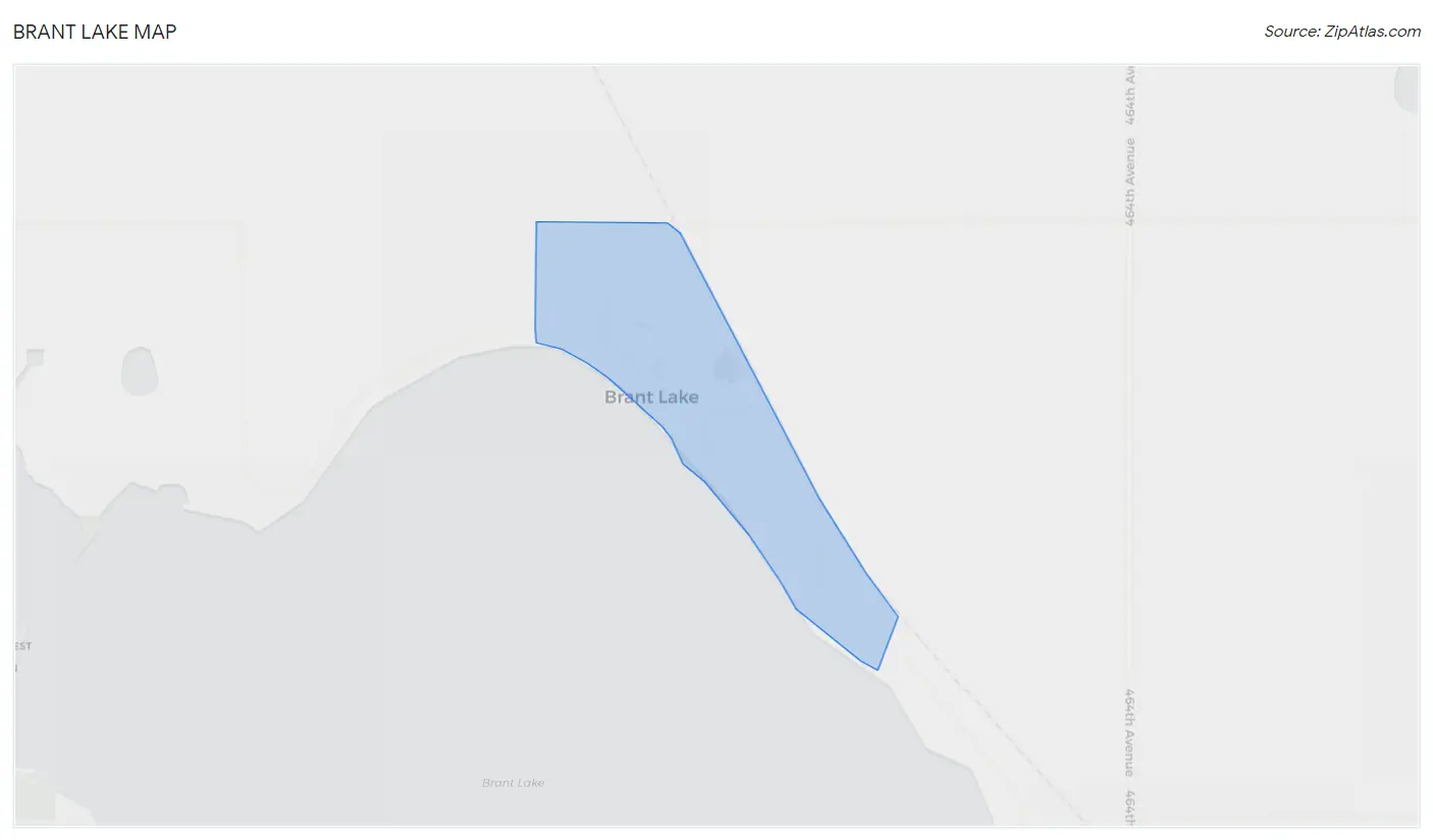 Brant Lake Map