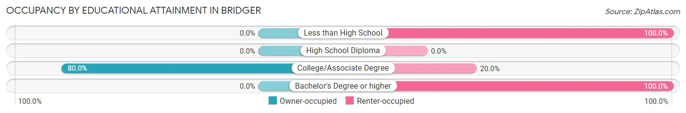 Occupancy by Educational Attainment in Bridger
