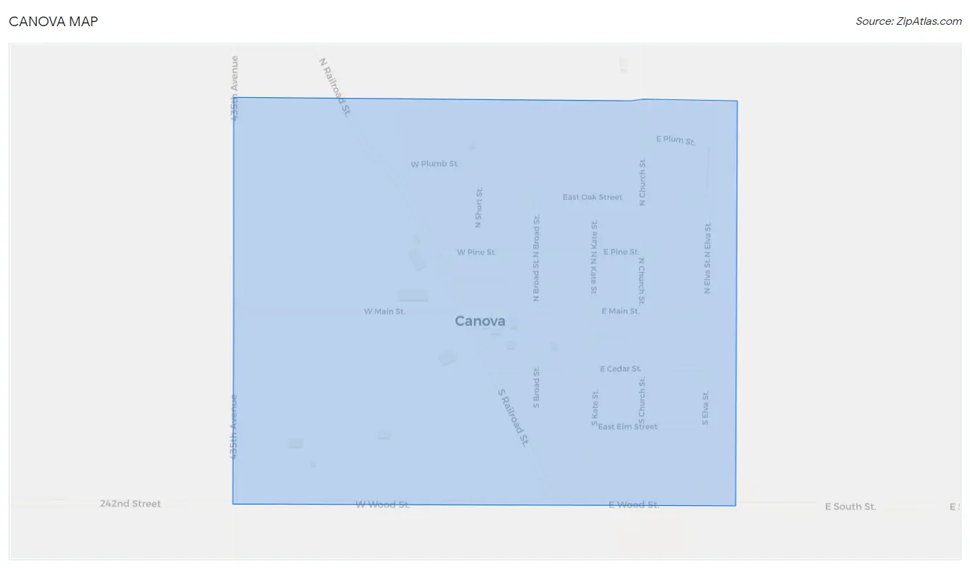 Canova Map