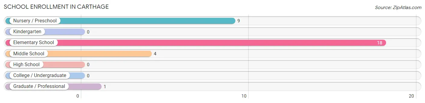 School Enrollment in Carthage