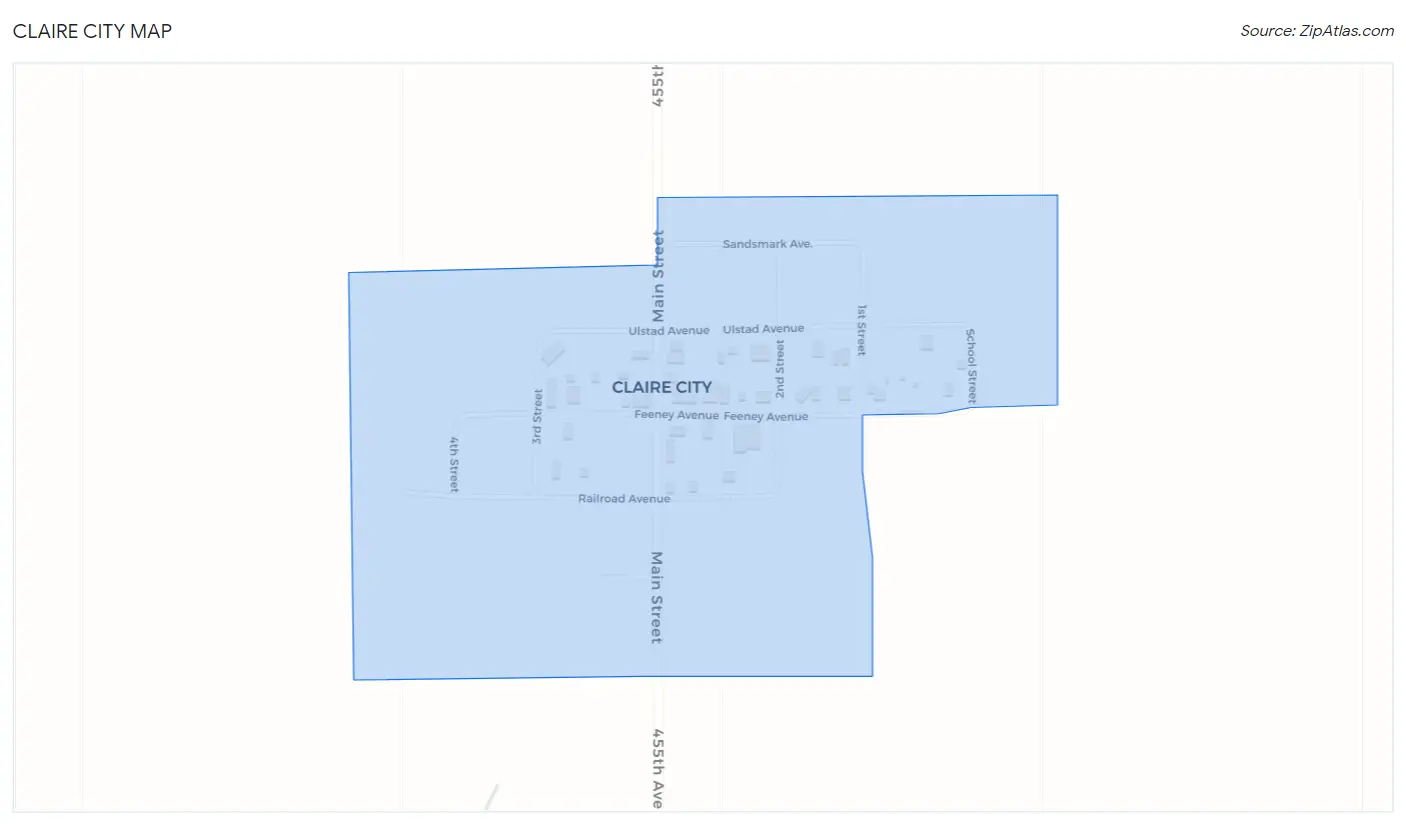 Claire City Map