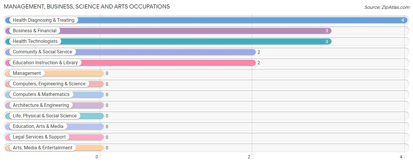 Management, Business, Science and Arts Occupations in Dimock