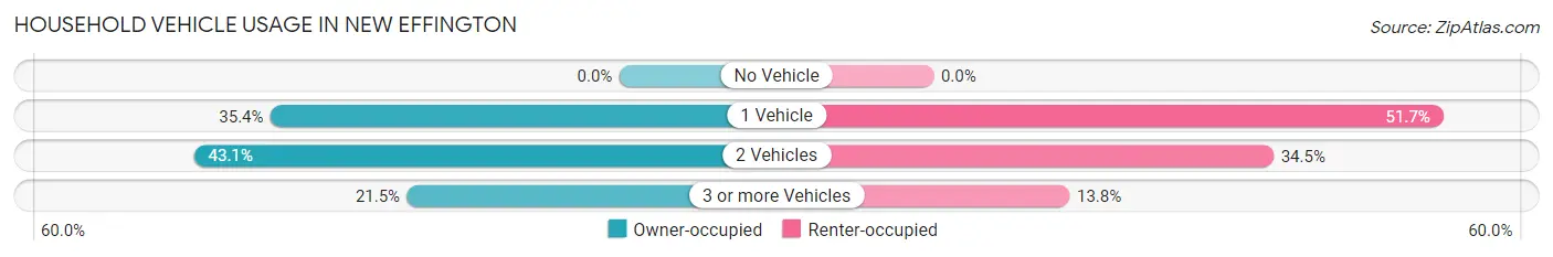 Household Vehicle Usage in New Effington