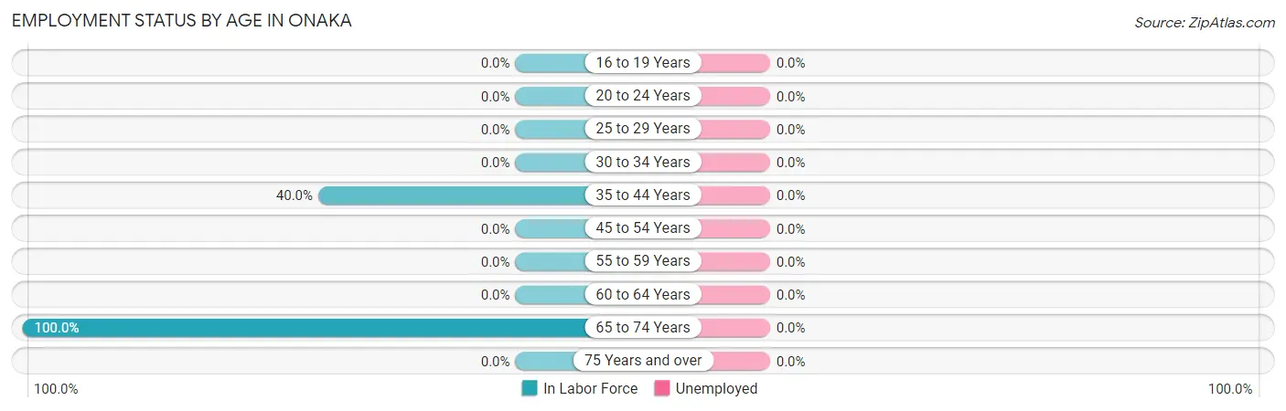 Employment Status by Age in Onaka