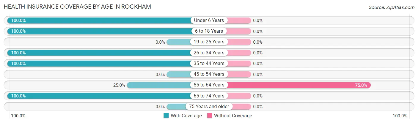 Health Insurance Coverage by Age in Rockham