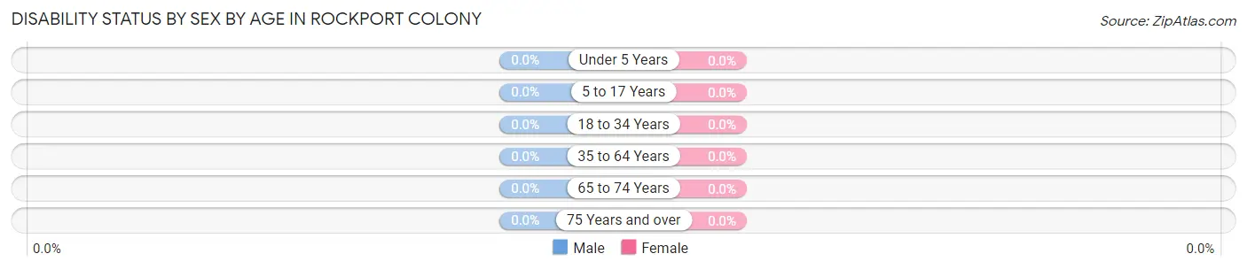 Disability Status by Sex by Age in Rockport Colony