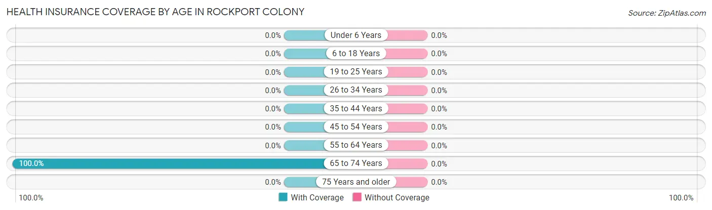 Health Insurance Coverage by Age in Rockport Colony