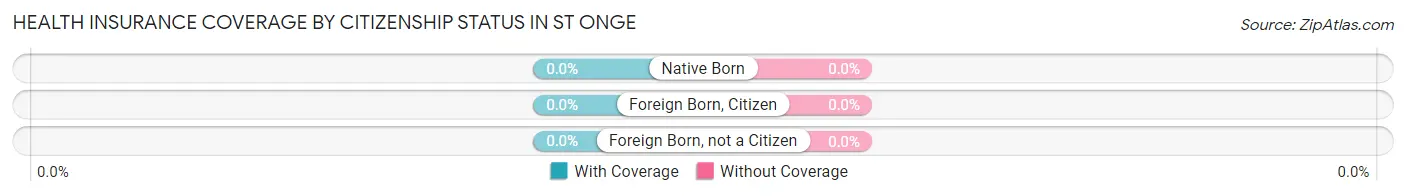 Health Insurance Coverage by Citizenship Status in St Onge