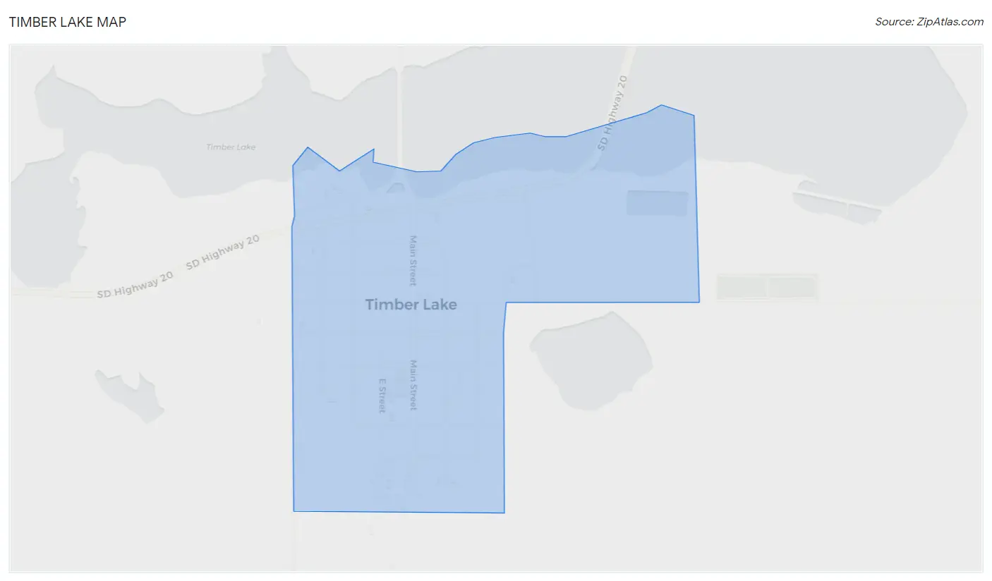 Timber Lake Map