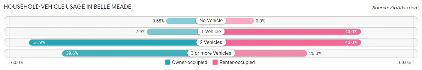 Household Vehicle Usage in Belle Meade