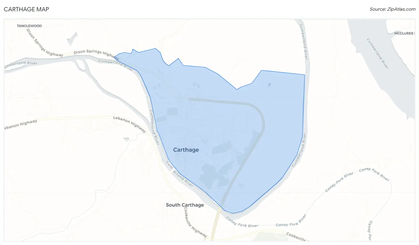 Carthage Map