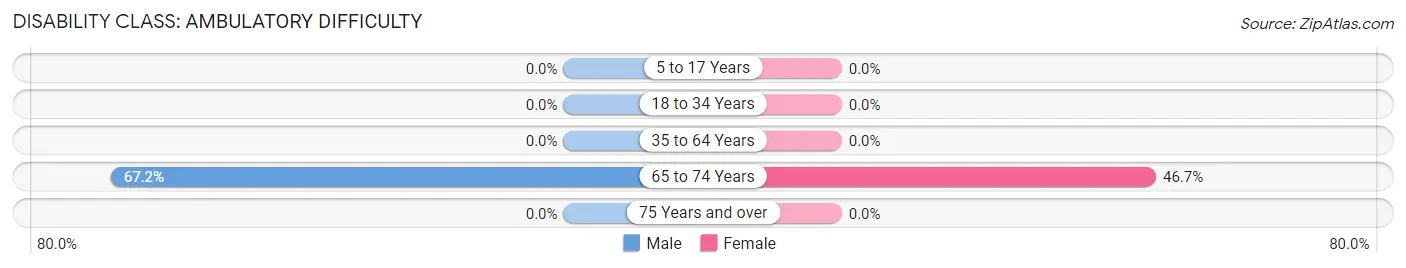 Disability in Chesterfield: <span>Ambulatory Difficulty</span>