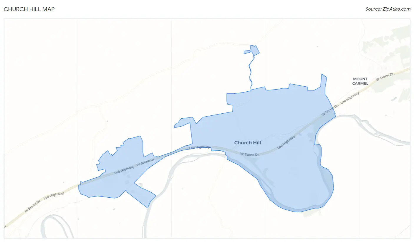 Church Hill Map