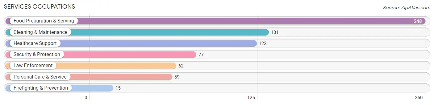 Services Occupations in Clinton