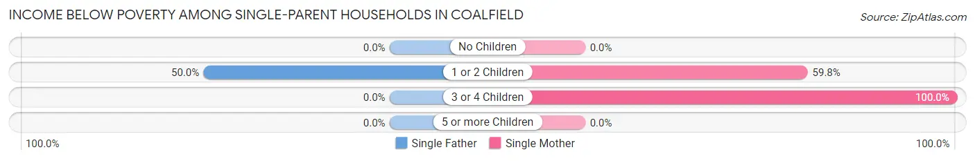 Income Below Poverty Among Single-Parent Households in Coalfield