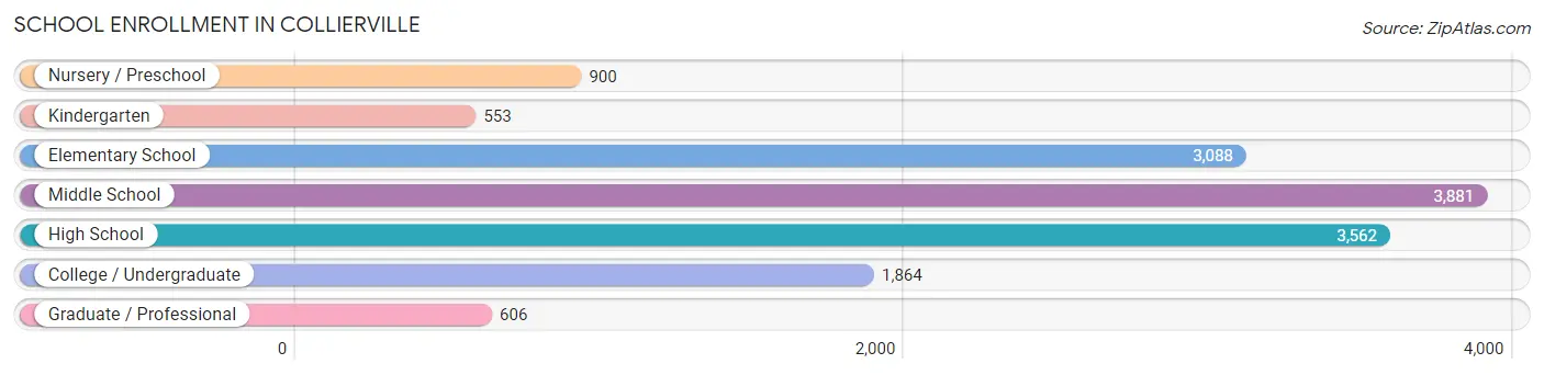 School Enrollment in Collierville