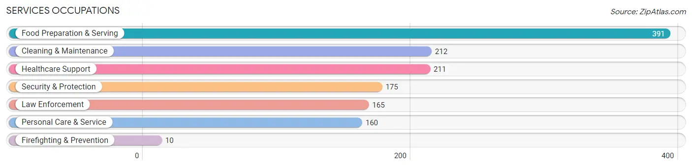 Services Occupations in Dickson