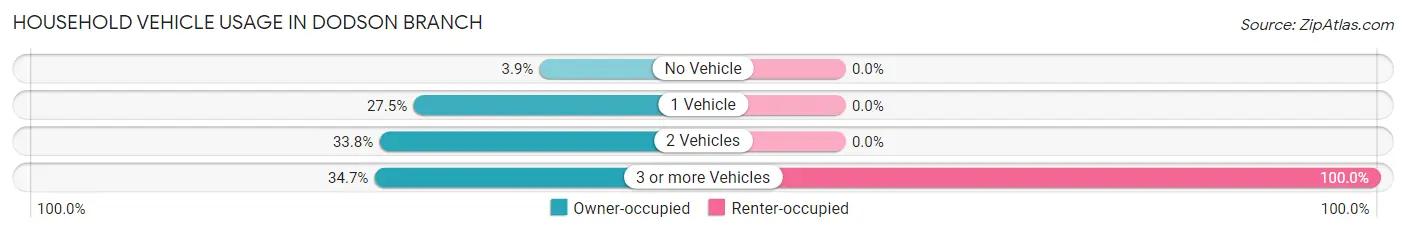 Household Vehicle Usage in Dodson Branch