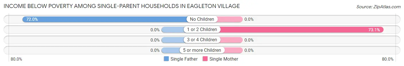 Income Below Poverty Among Single-Parent Households in Eagleton Village