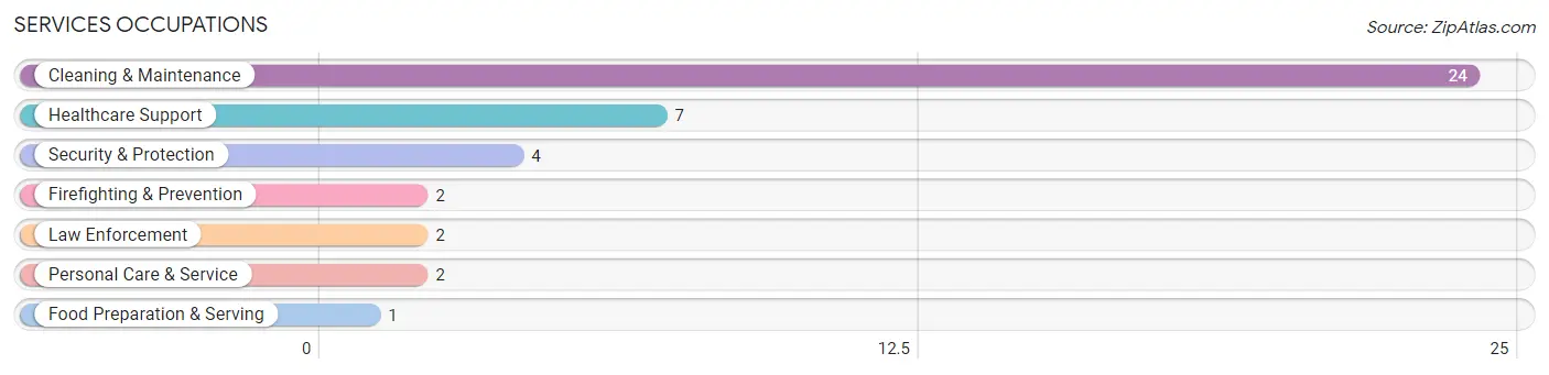 Services Occupations in Garland