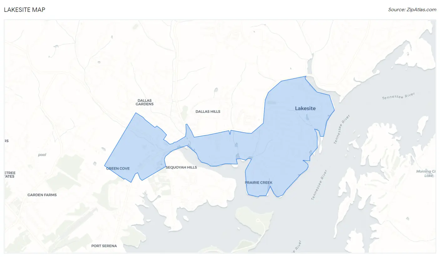 Lakesite Map