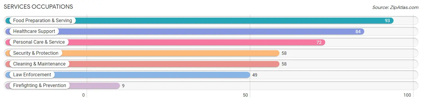 Services Occupations in Lynchburg