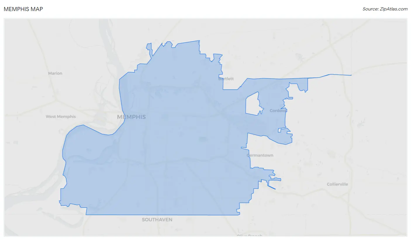 Memphis Map