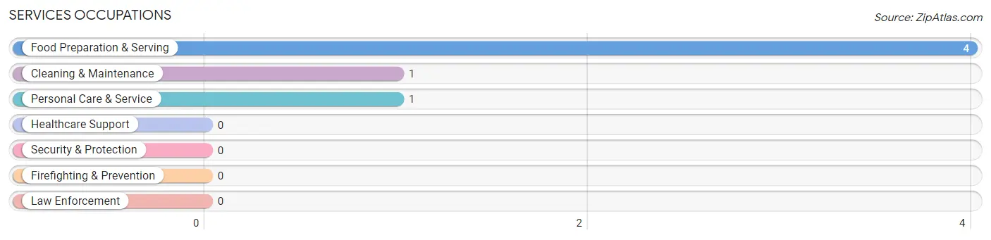 Services Occupations in Milledgeville