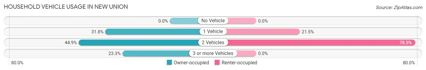 Household Vehicle Usage in New Union