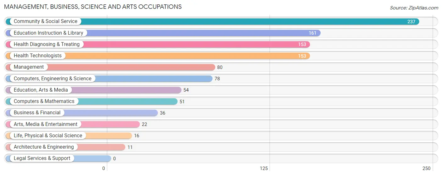 Management, Business, Science and Arts Occupations in Newport