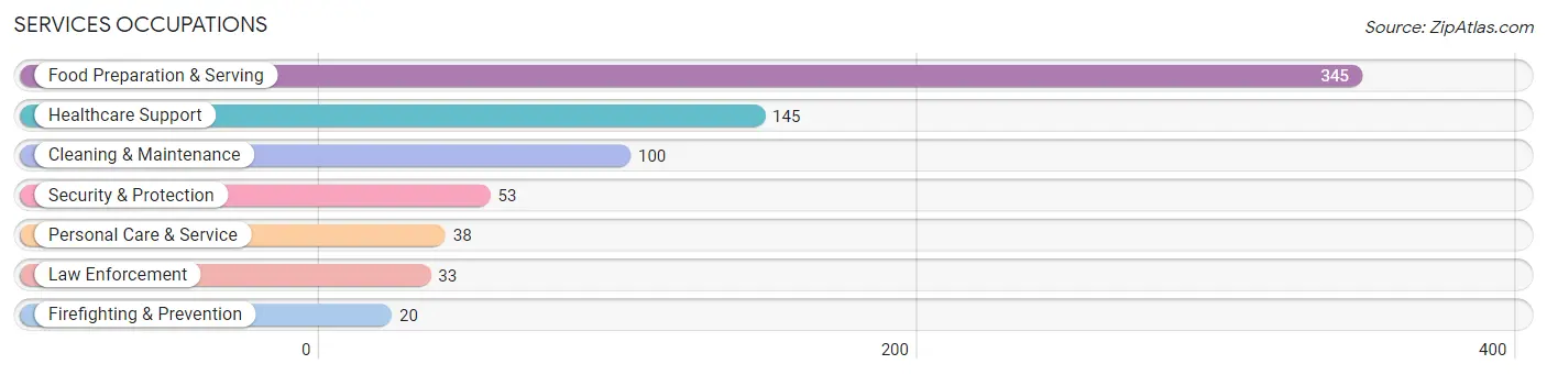 Services Occupations in Newport