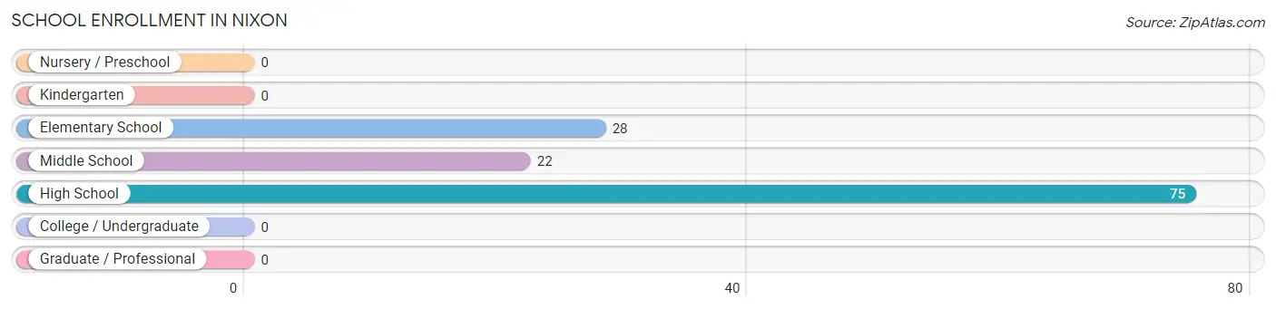 School Enrollment in Nixon