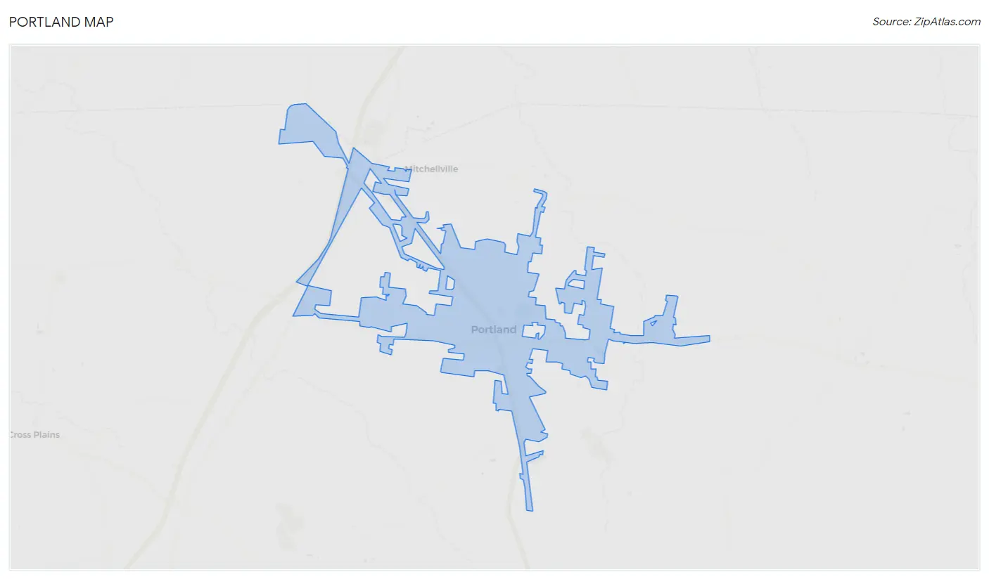 Portland Map