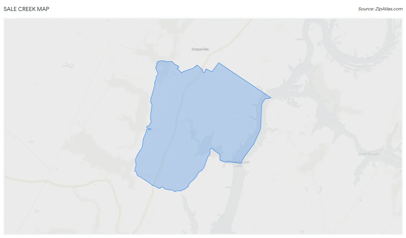 Sale Creek Map