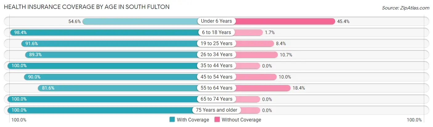 Health Insurance Coverage by Age in South Fulton