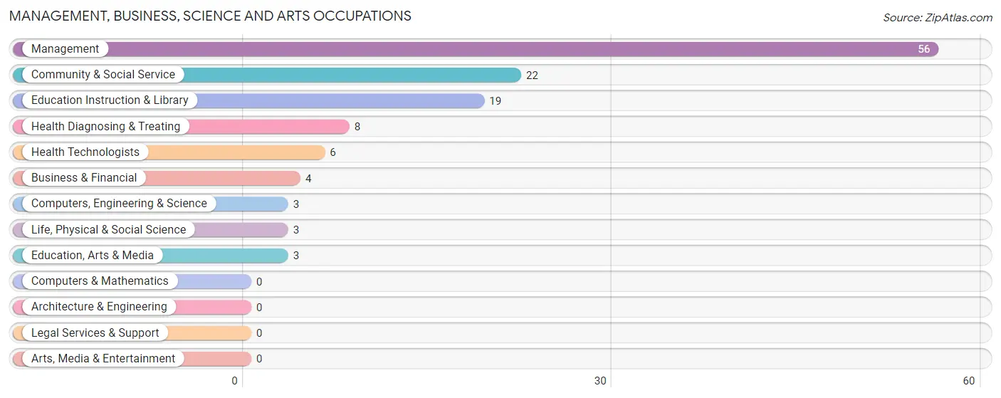 Management, Business, Science and Arts Occupations in Trezevant