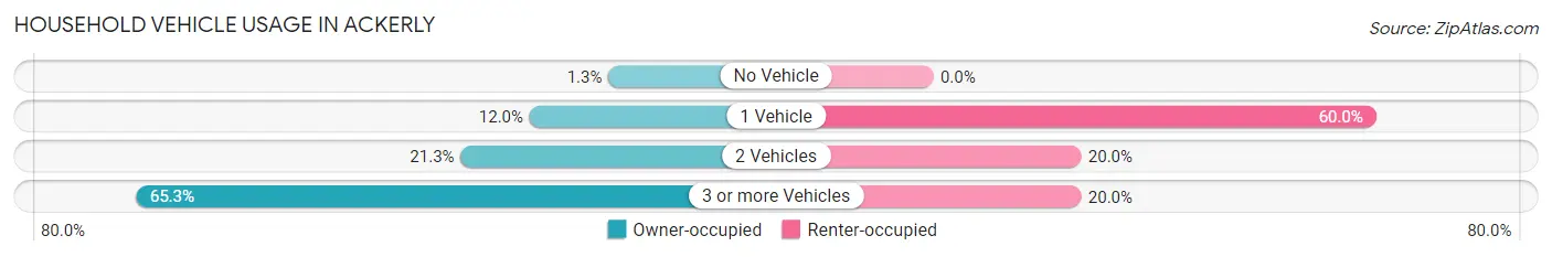 Household Vehicle Usage in Ackerly