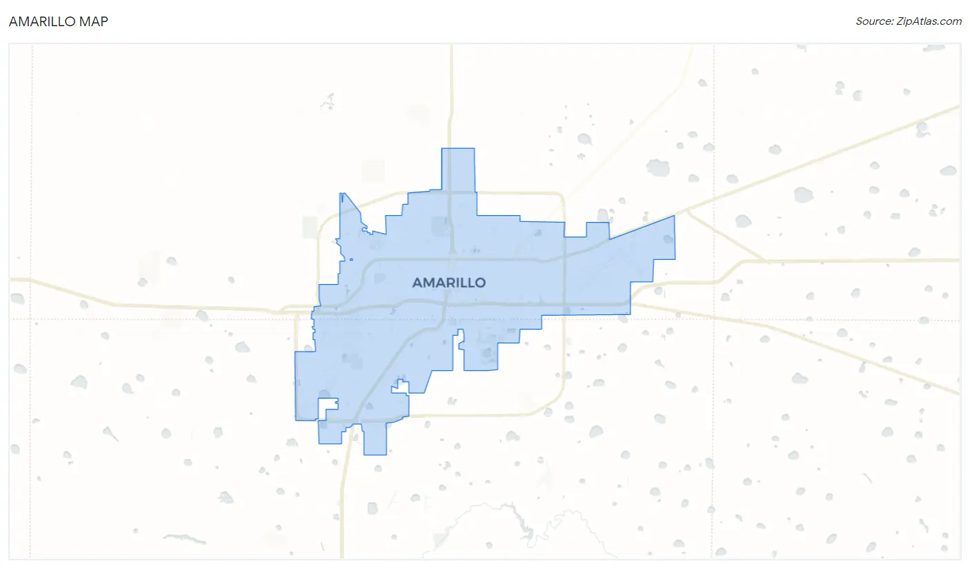 Amarillo Map