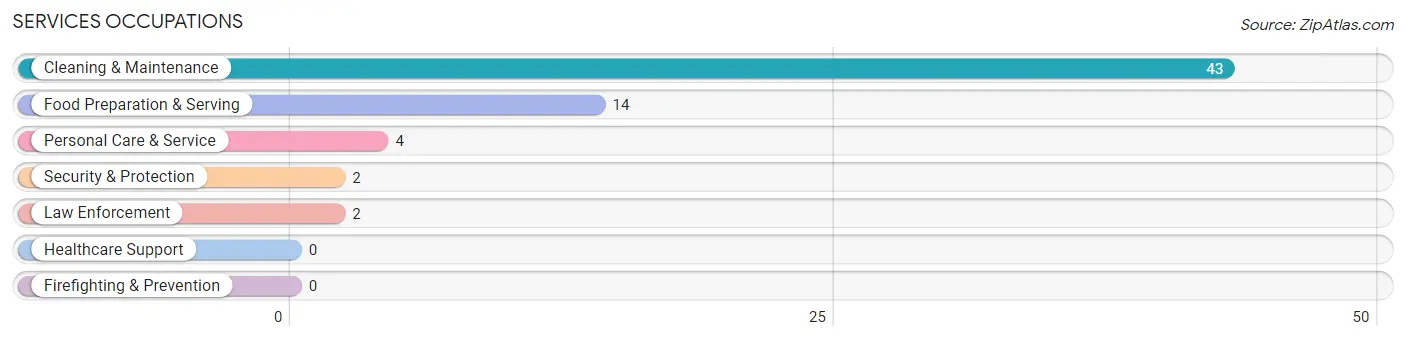 Services Occupations in Annetta South